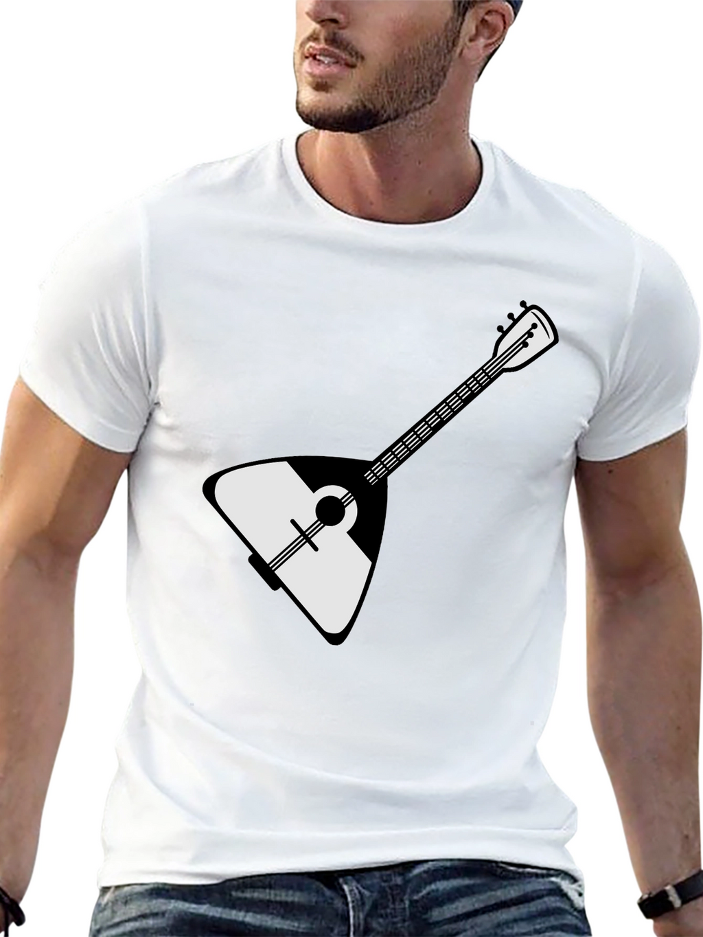 Balalaika Graphic Tee - Cool Musician T-Shirt