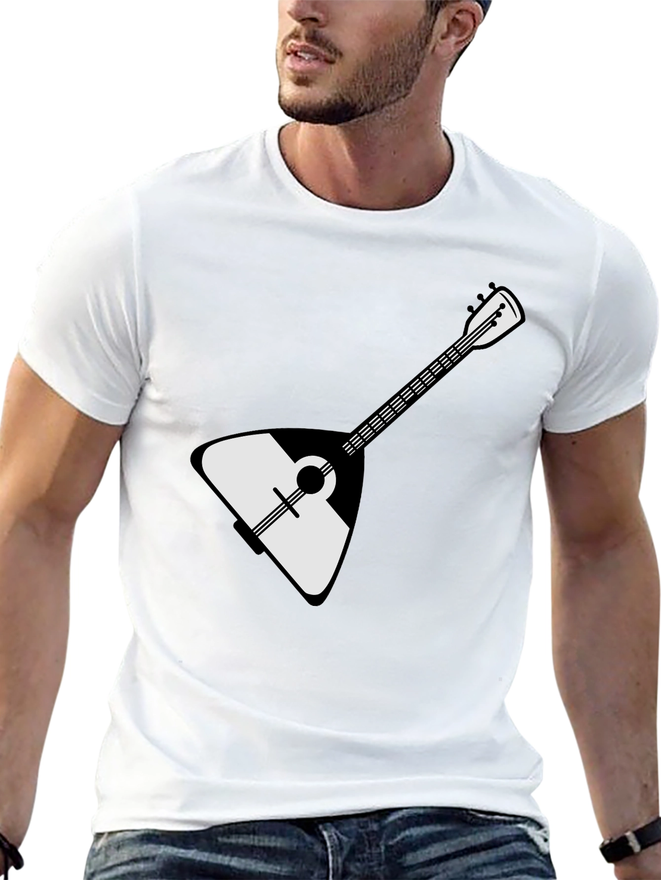 Balalaika Graphic Tee - Cool Musician T-Shirt