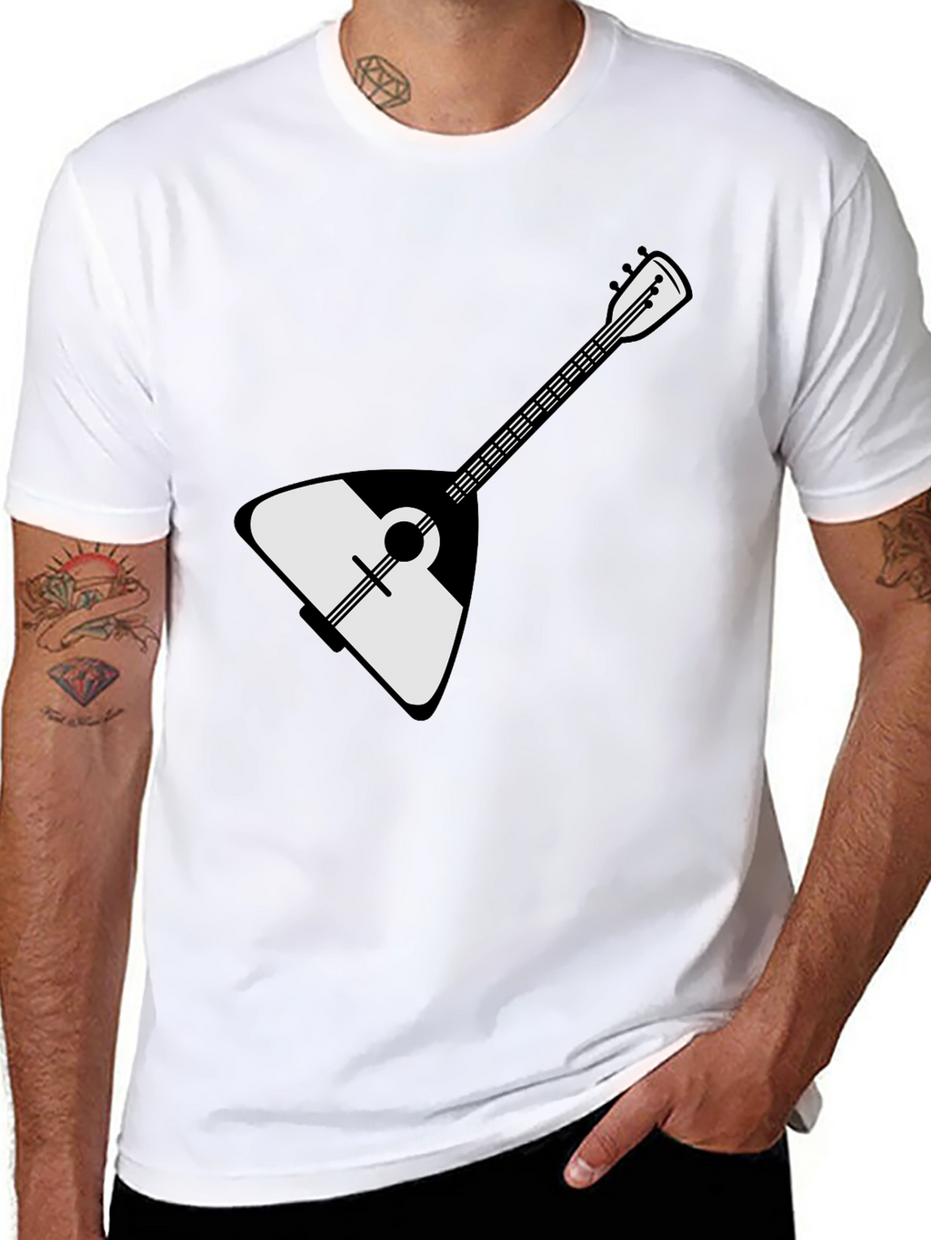 Balalaika Graphic Tee - Cool Musician T-Shirt