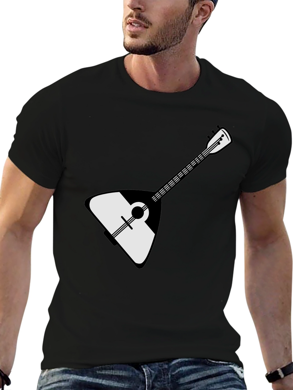 Balalaika Graphic Tee - Cool Musician T-Shirt