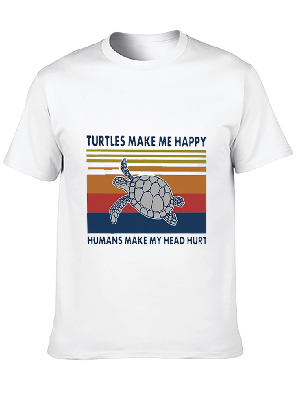 Turtles Make Me Happy Graphic T-Shirt
