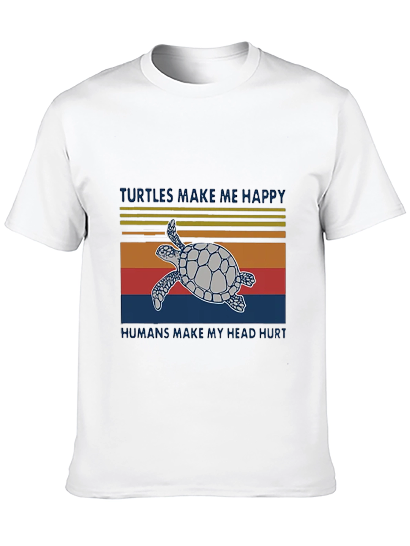 Turtles Make Me Happy Graphic T-Shirt