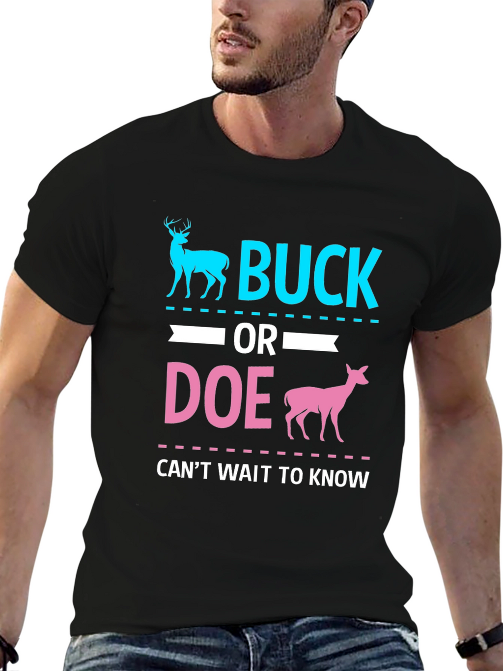 Buck or Doe Gender Reveal T-Shirt