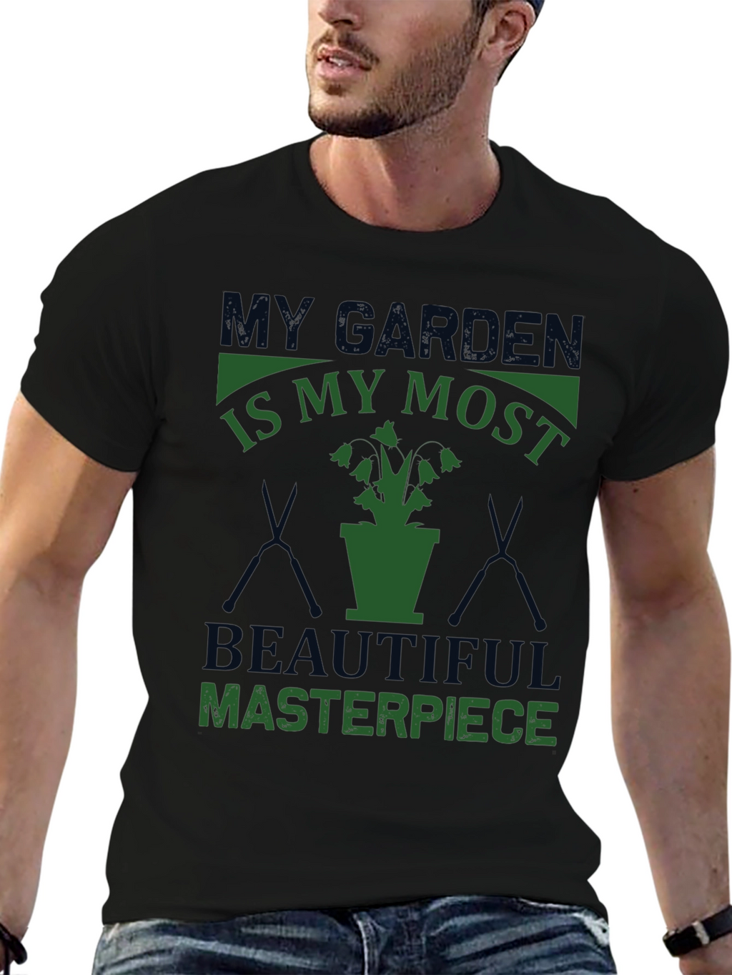 Gardeners Tee: My Garden Is My Masterpiece