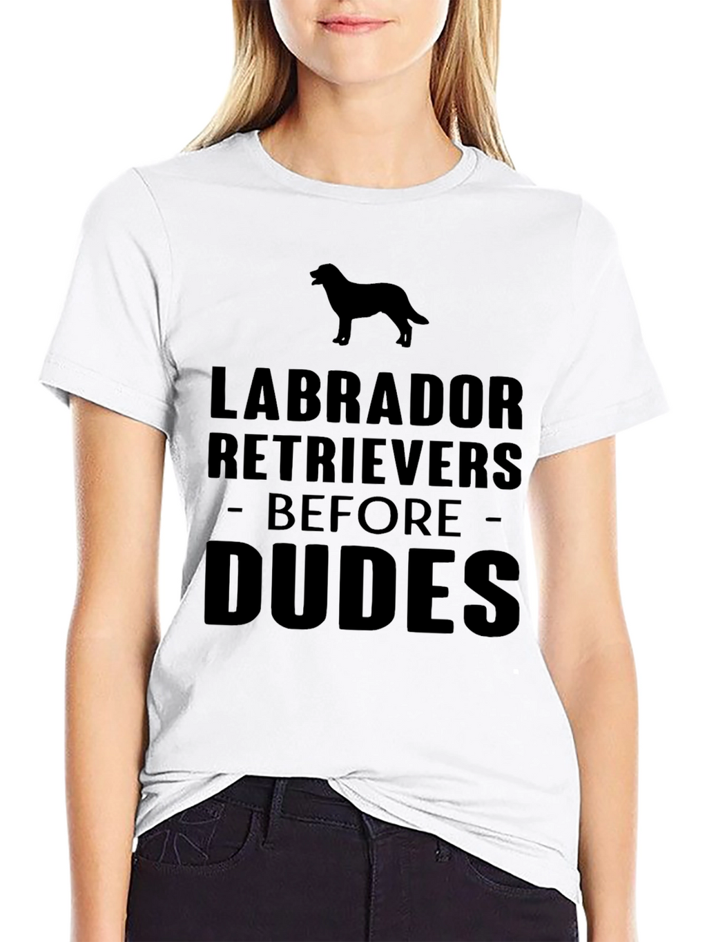 Labrador Retrievers Before Dudes Graphic Tee
