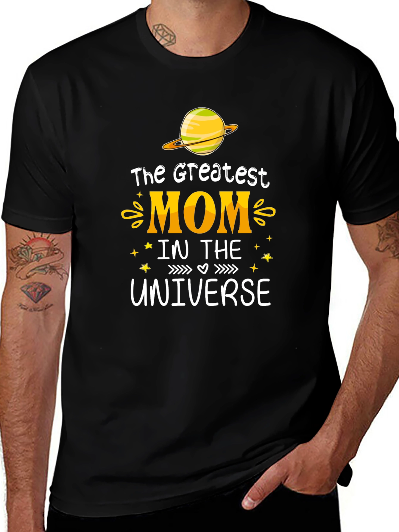 Greatest Mom in the Universe Graphic T-Shirt