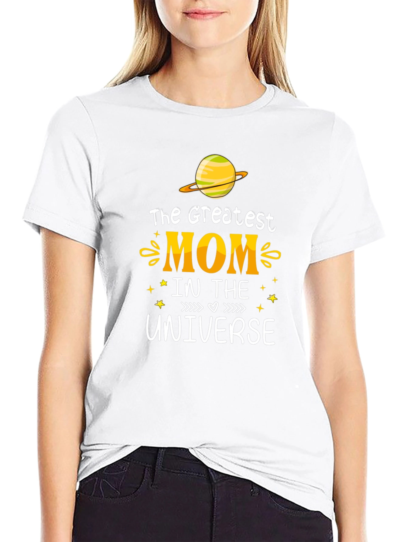 Greatest Mom in the Universe Graphic T-Shirt