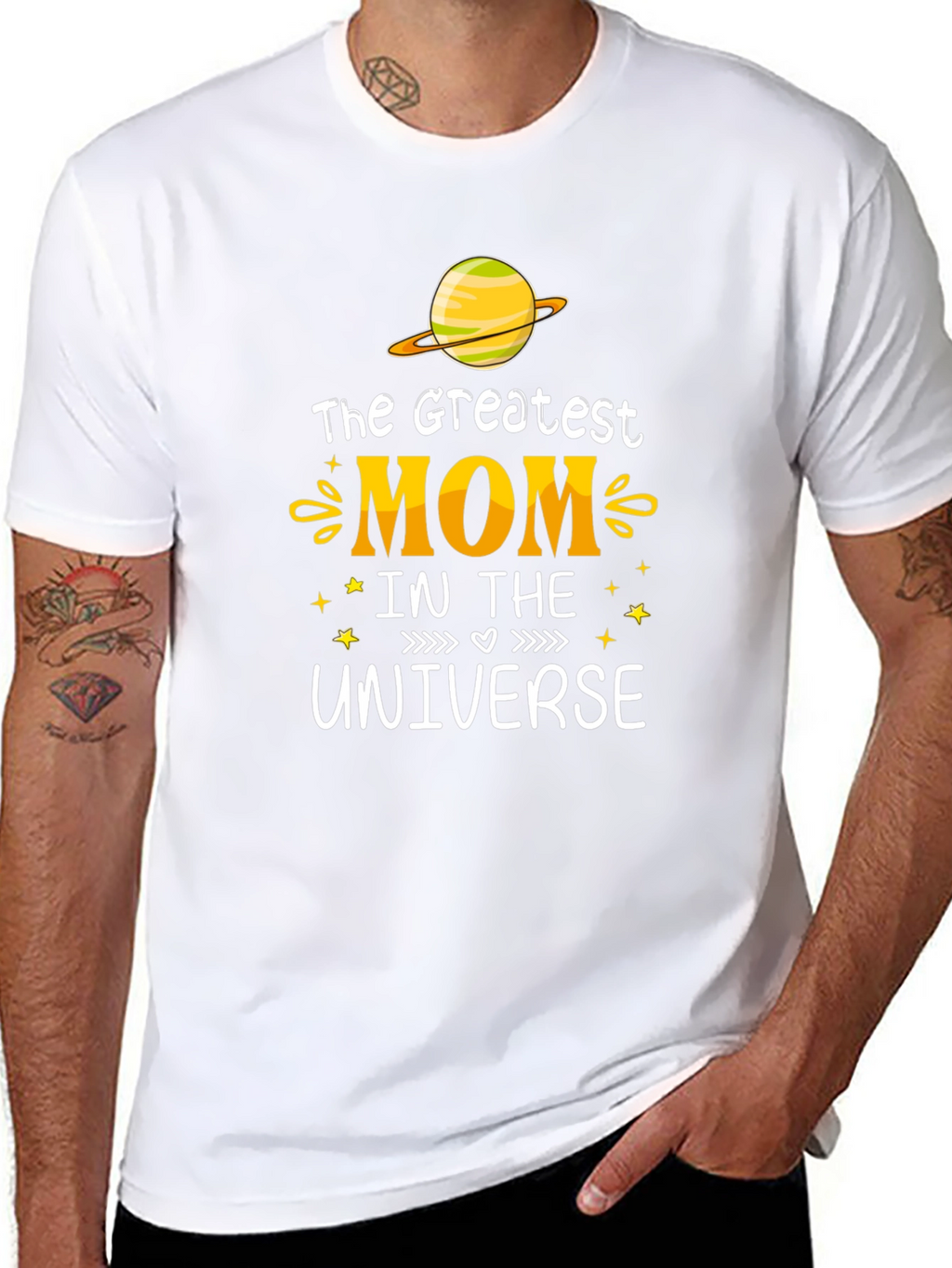 Greatest Mom in the Universe Graphic T-Shirt