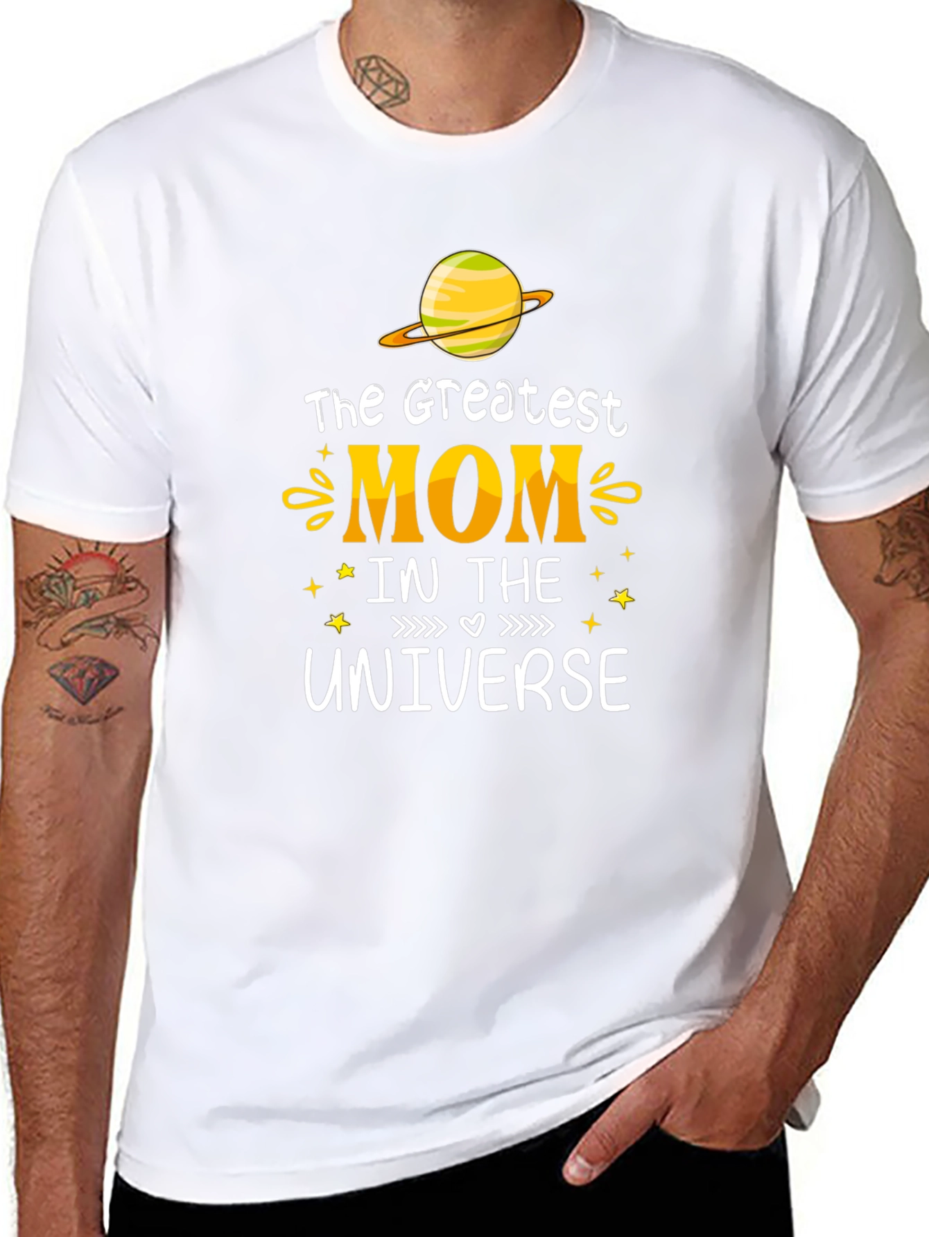 Greatest Mom in the Universe Graphic T-Shirt