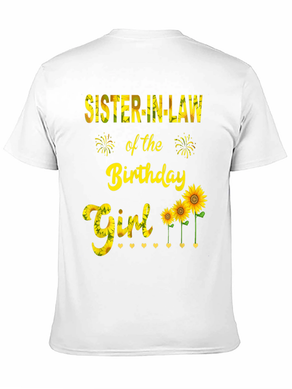 Sister-in-Law Birthday Girl Sunflower Graphic Tee