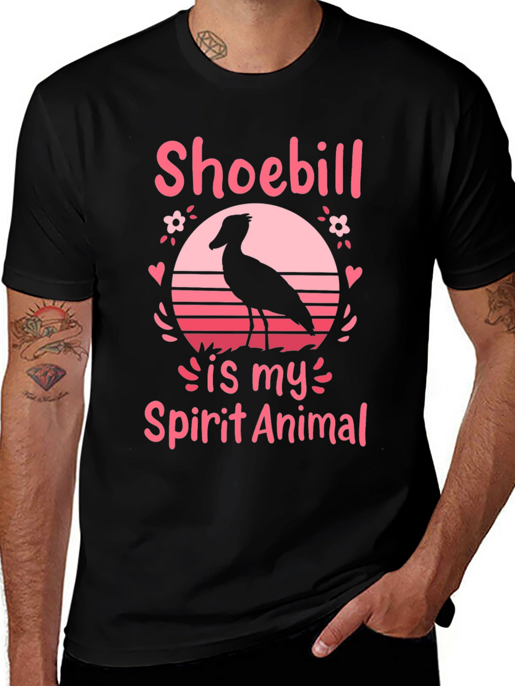 Shoebill Spirit Animal Graphic Tee