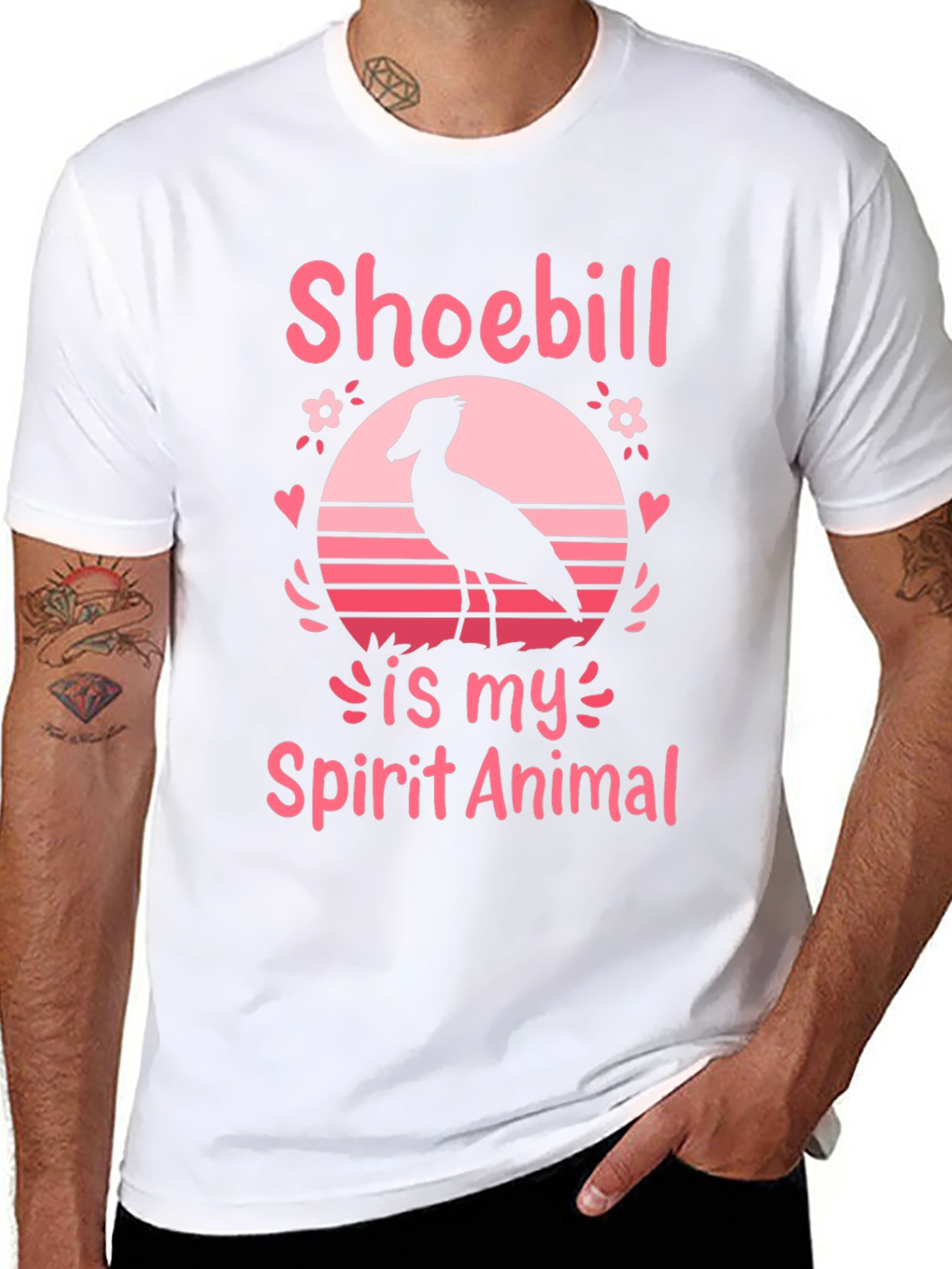 Shoebill Spirit Animal Graphic Tee