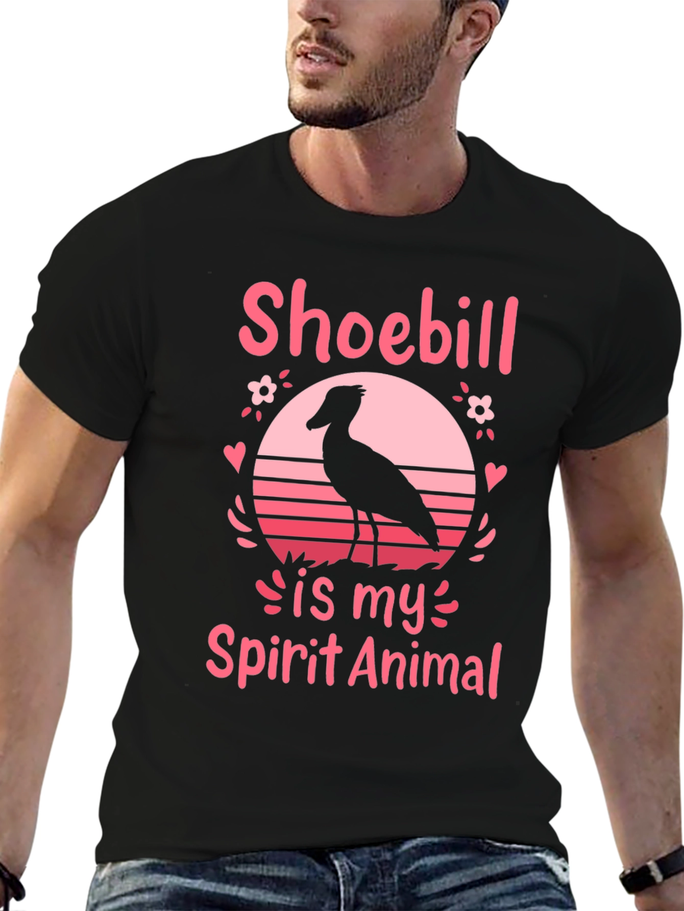 Shoebill Spirit Animal Graphic Tee