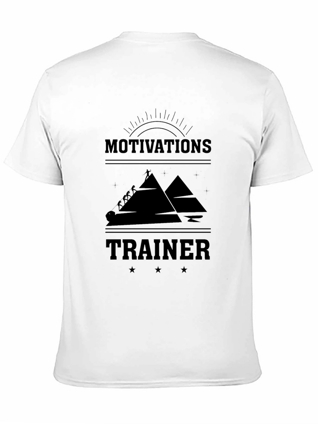 Motivational Trainer Graphic T-Shirt