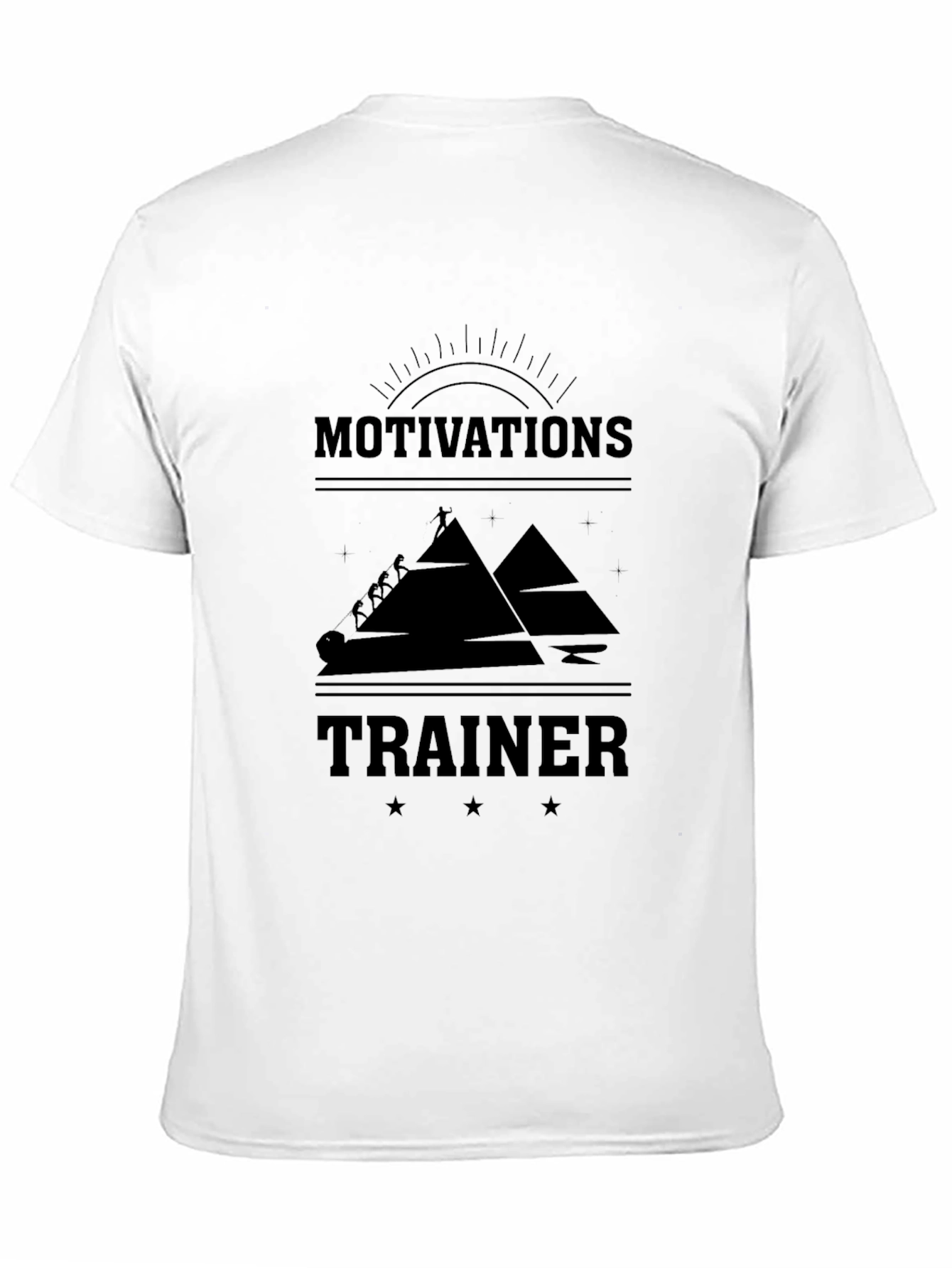 Motivational Trainer Graphic T-Shirt