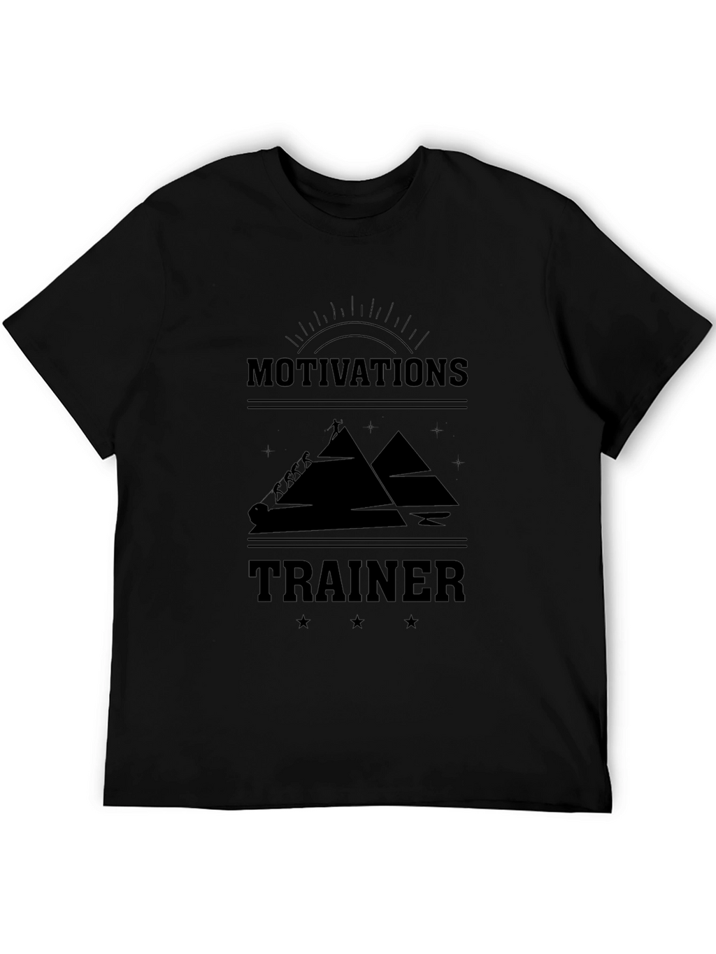 Motivational Trainer Graphic T-Shirt