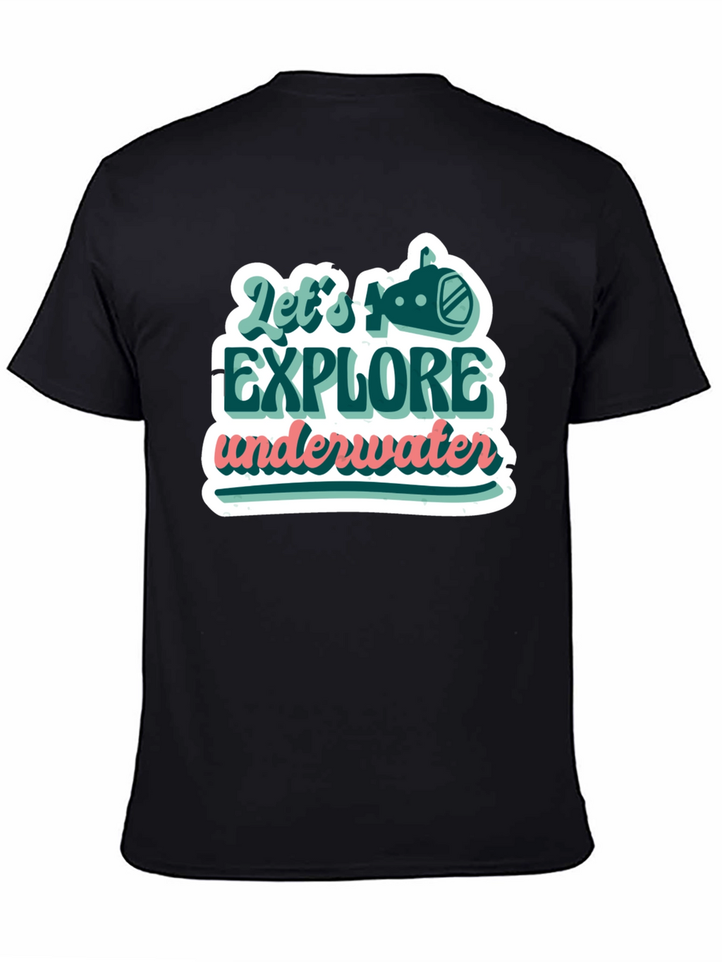 Explore Underwater Graphic Tee - Trendy Design