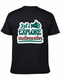 Explore Underwater Graphic Tee - Trendy Design