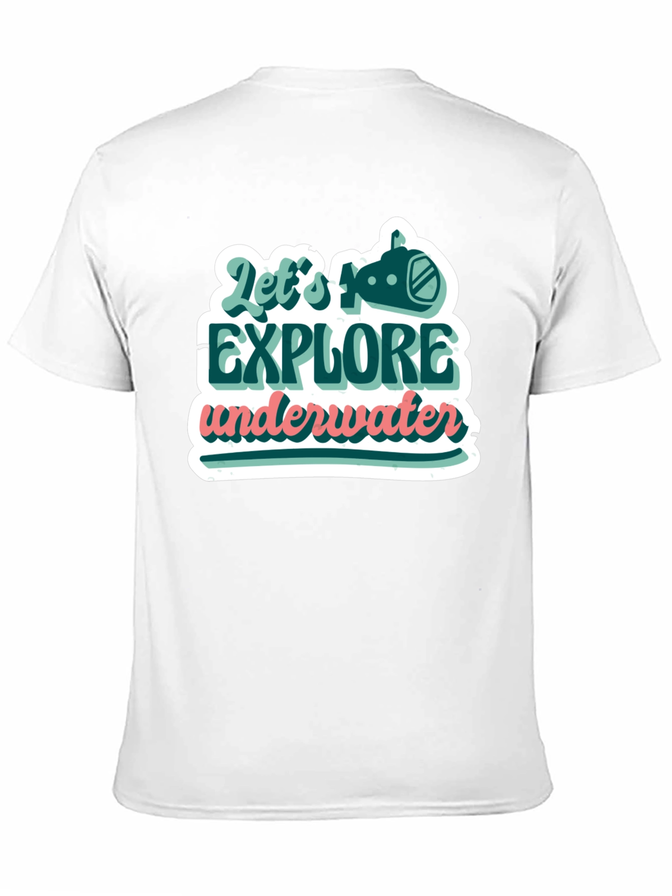 Explore Underwater Graphic Tee - Trendy Design