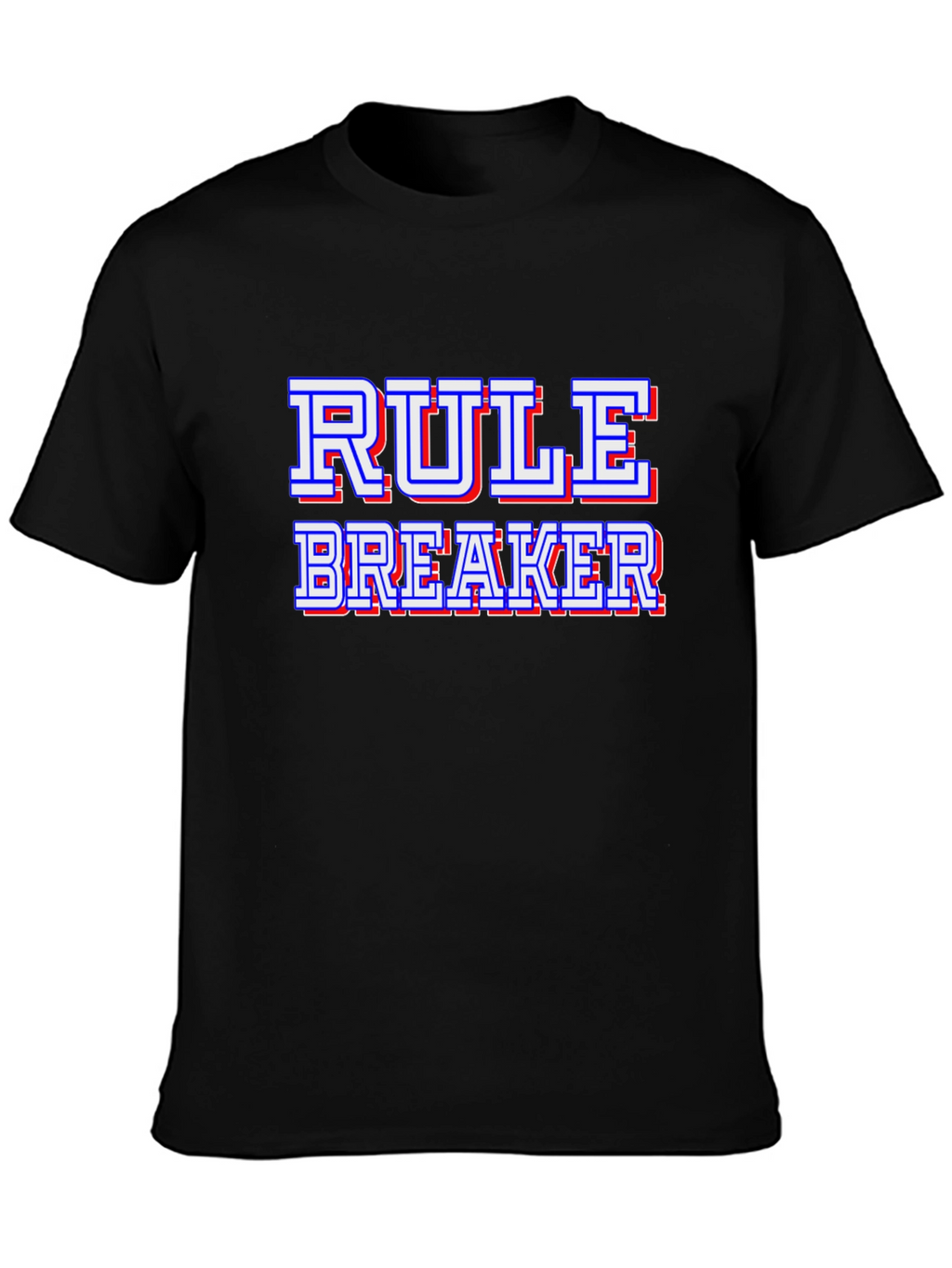 Rule Breaker Black Graphic Tee