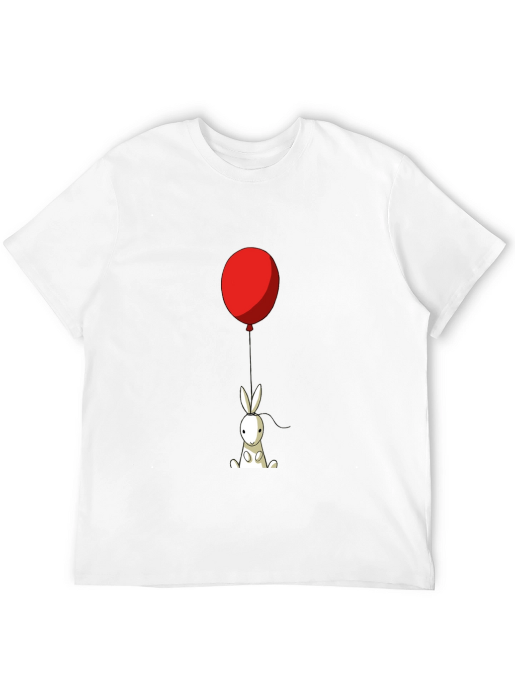 Rabbit with Balloon Graphic Tee