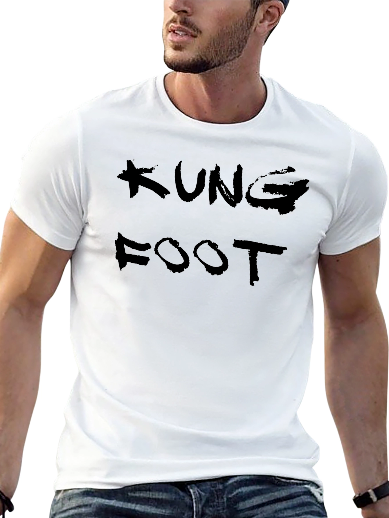 Kung Foot Graphic Tee - Black T-Shirt