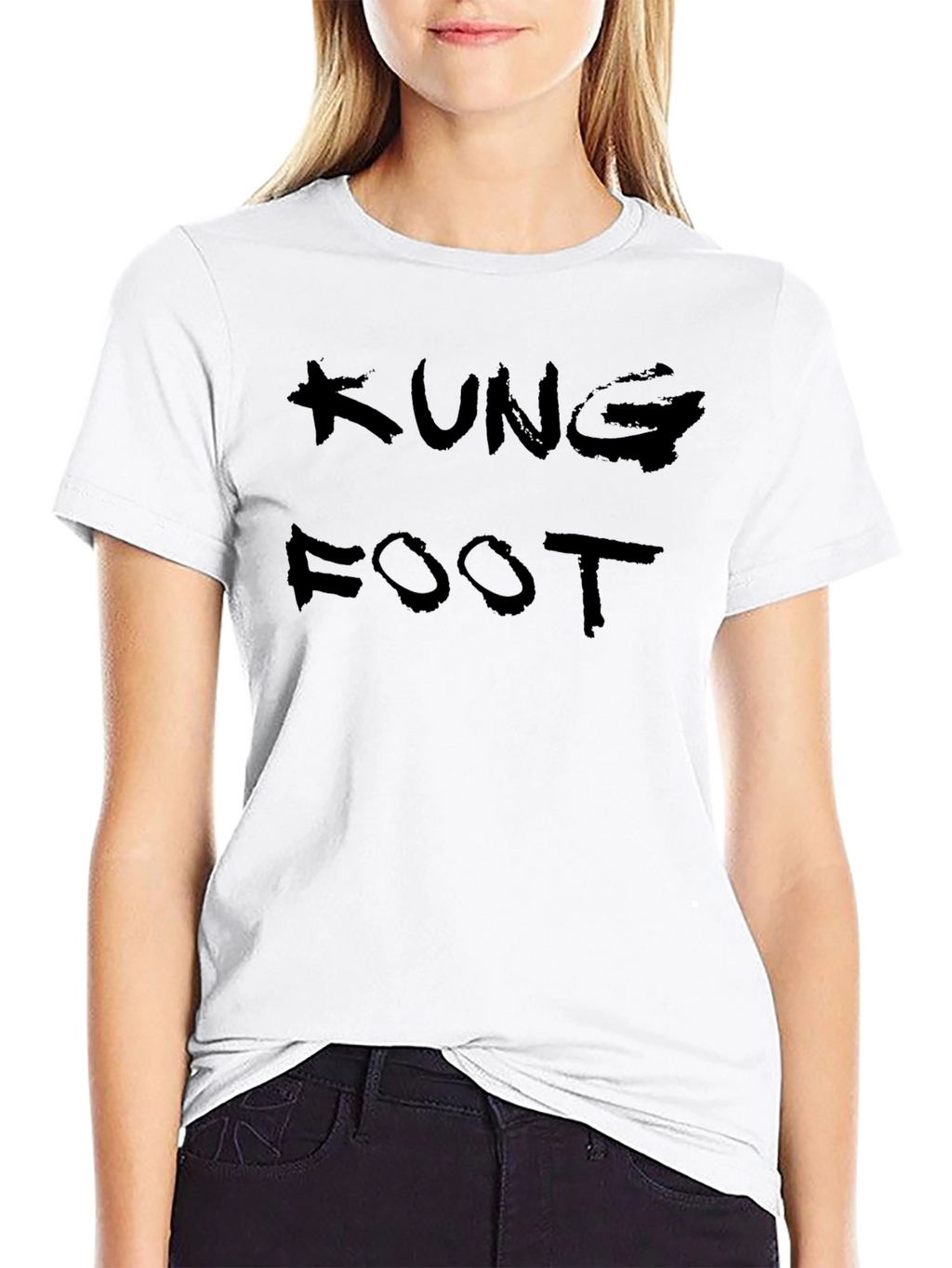 Kung Foot Graphic Tee - Black T-Shirt