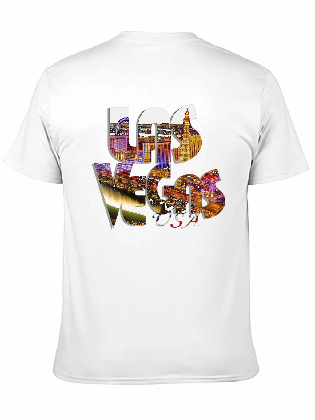 Las Vegas Cityscape Graphic T-Shirt