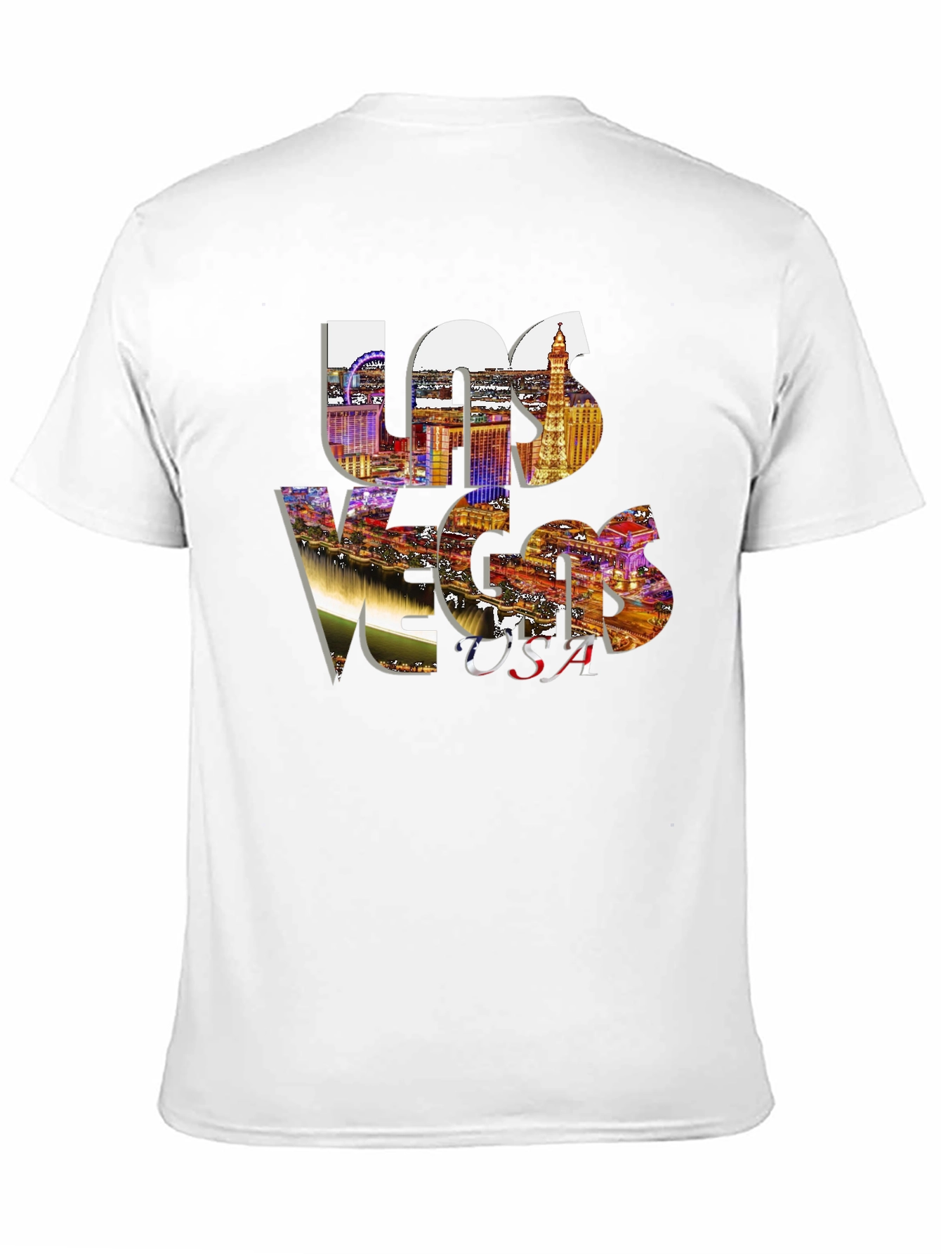 Las Vegas Cityscape Graphic T-Shirt