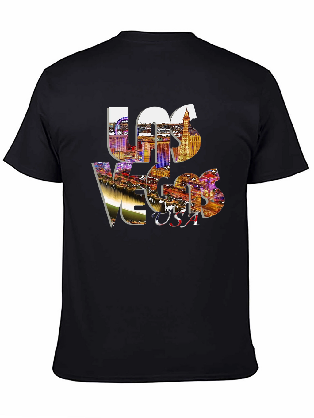 Las Vegas Cityscape Graphic T-Shirt