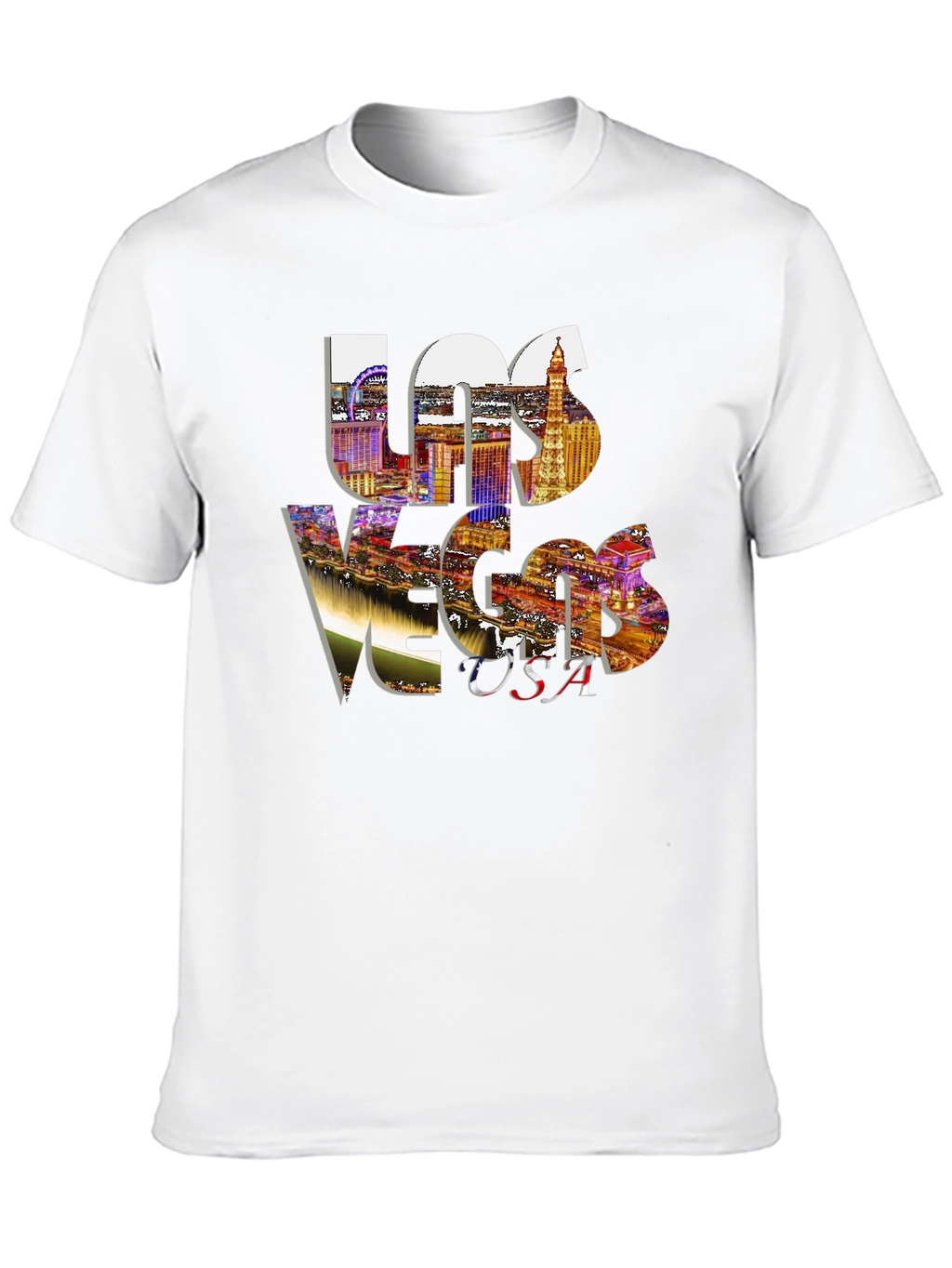 Las Vegas Cityscape Graphic T-Shirt