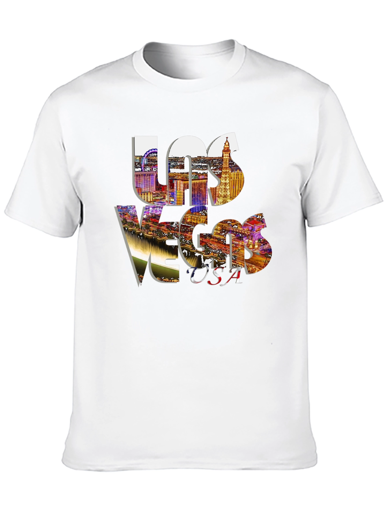 Las Vegas Cityscape Graphic T-Shirt