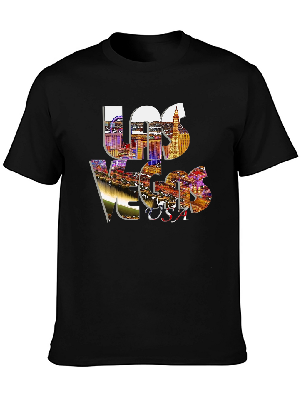 Las Vegas Cityscape Graphic T-Shirt