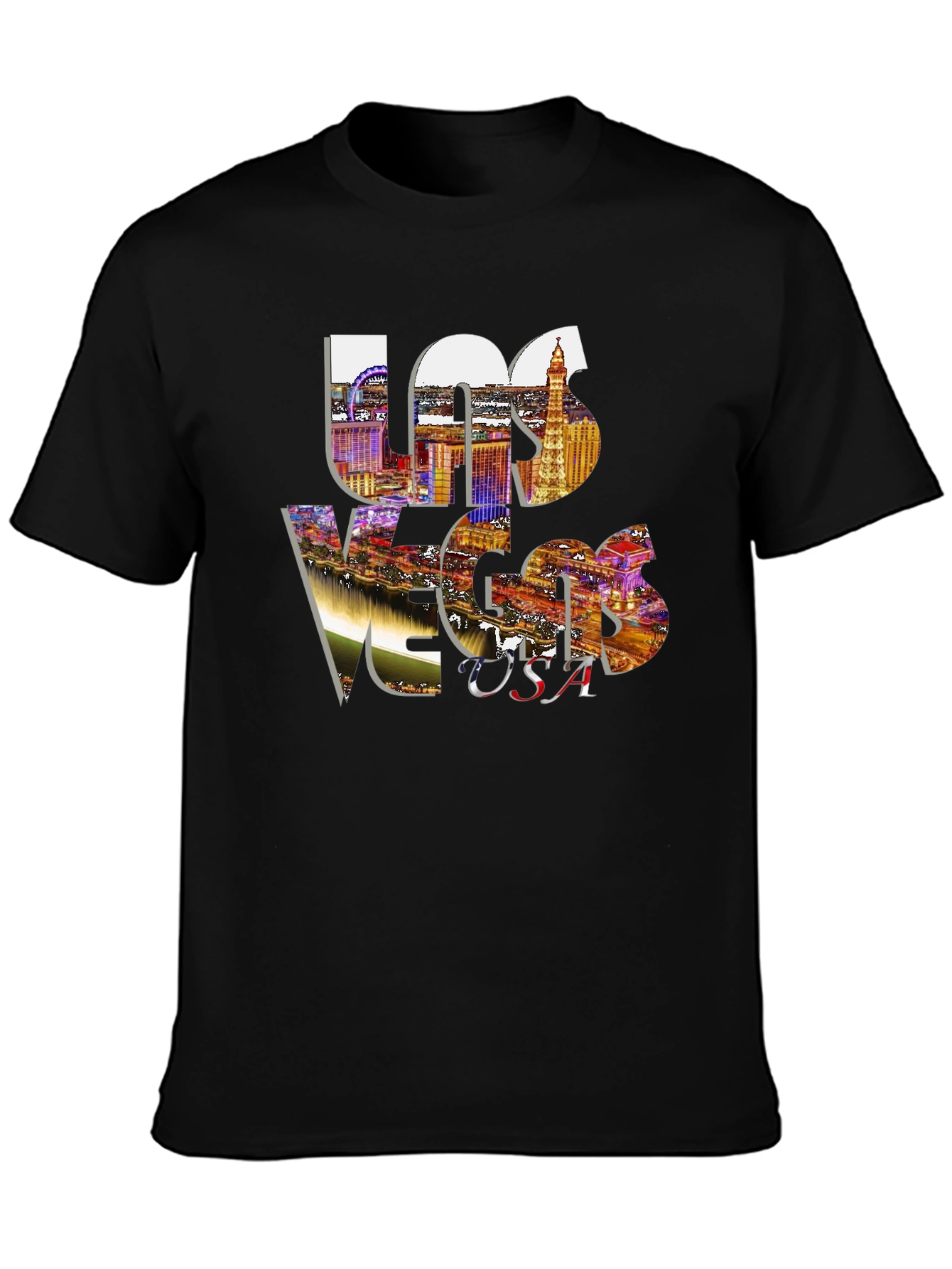Las Vegas Cityscape Graphic T-Shirt