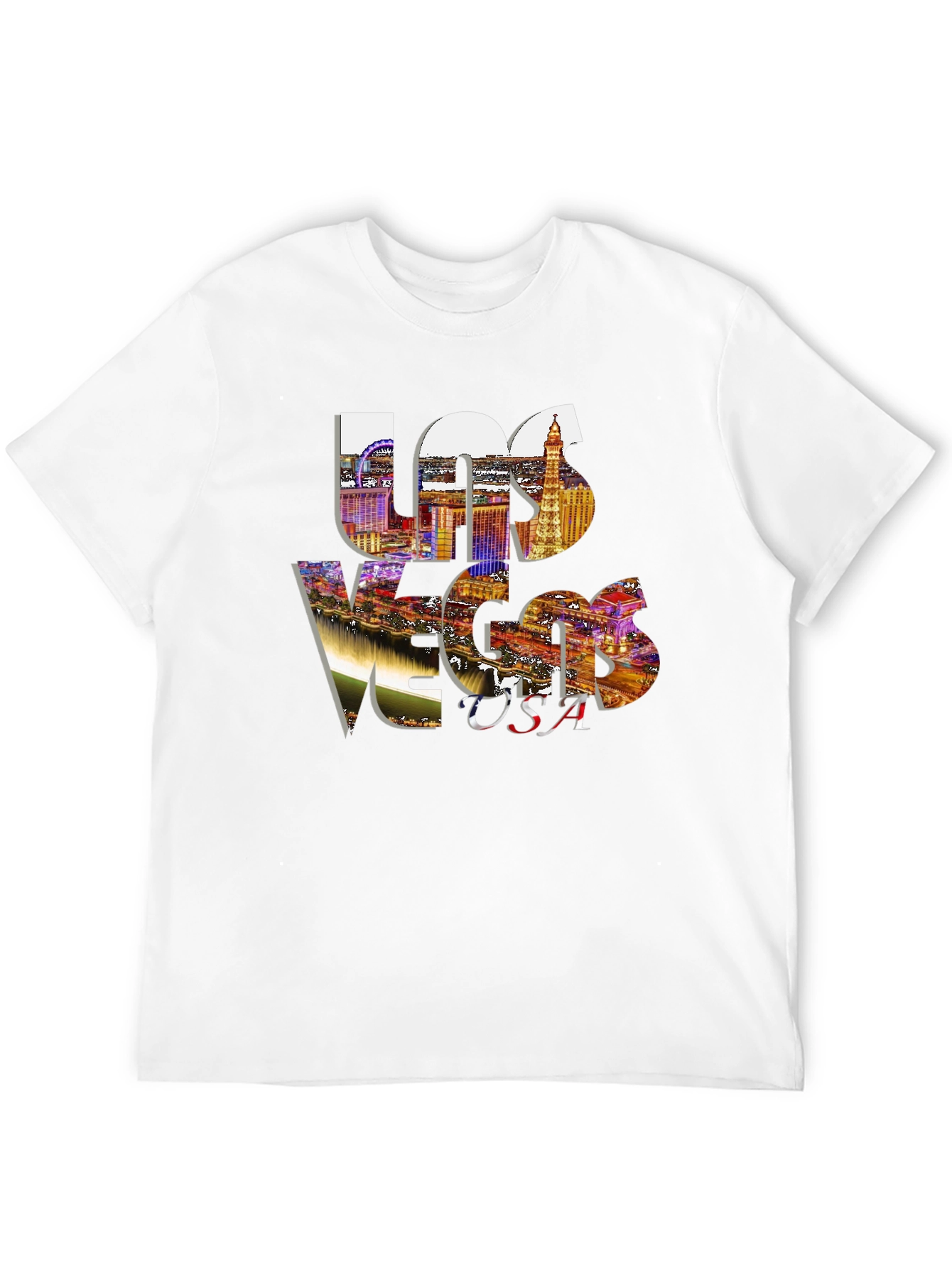 Las Vegas Cityscape Graphic T-Shirt