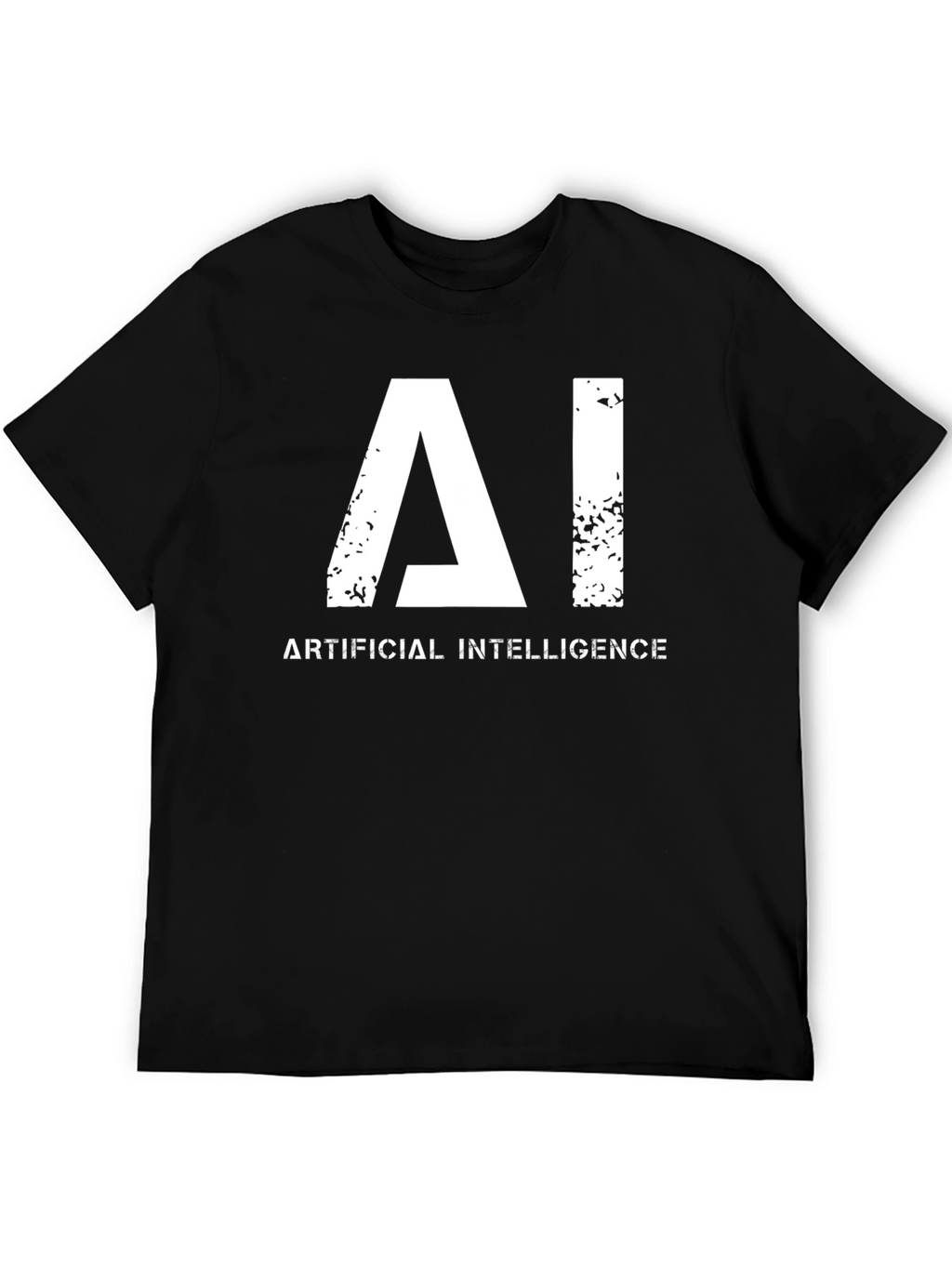 AI T-Shirt - Artificial Intelligence Graphic Tee - Black