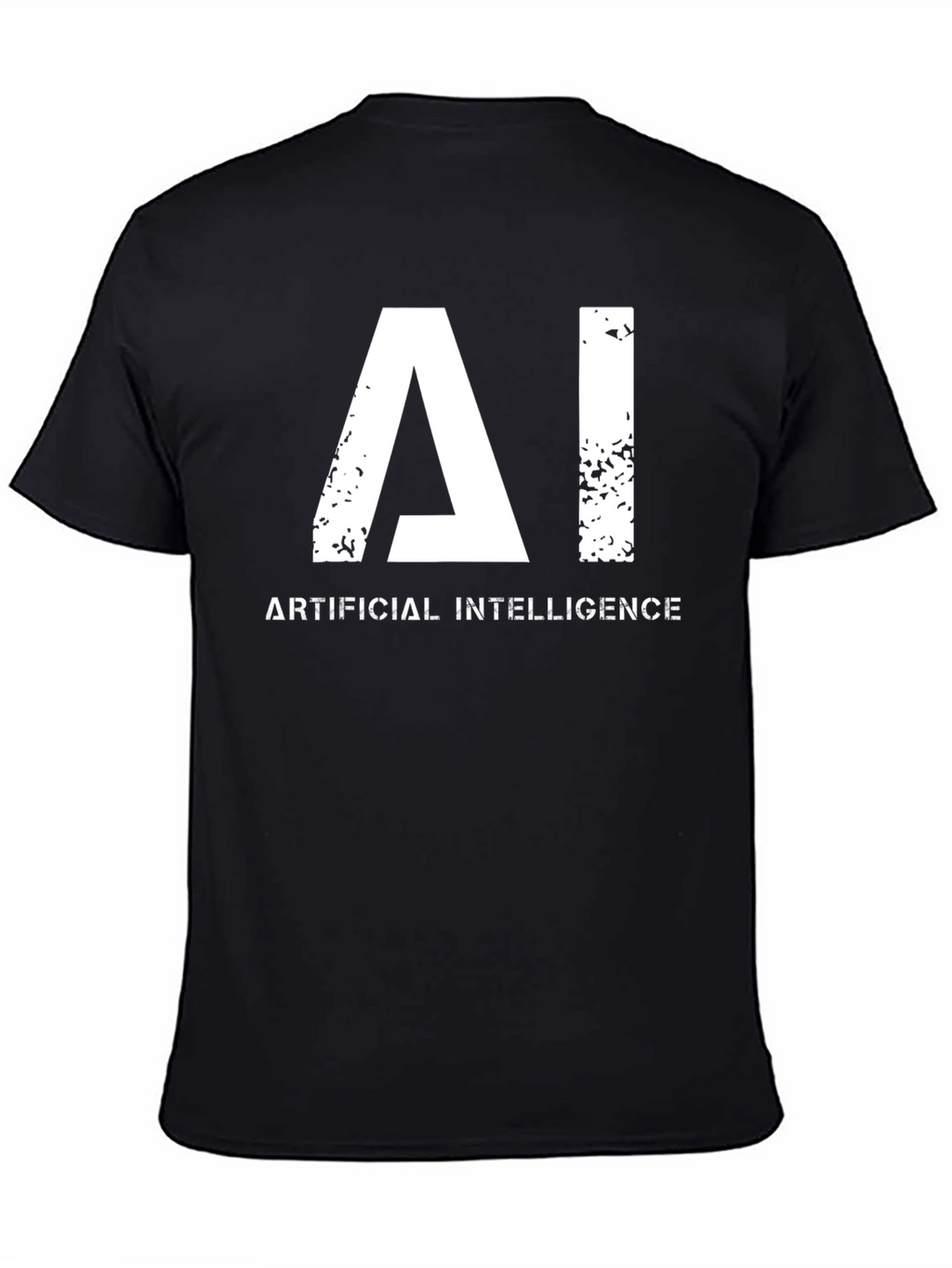 AI T-Shirt - Artificial Intelligence Graphic Tee - Black
