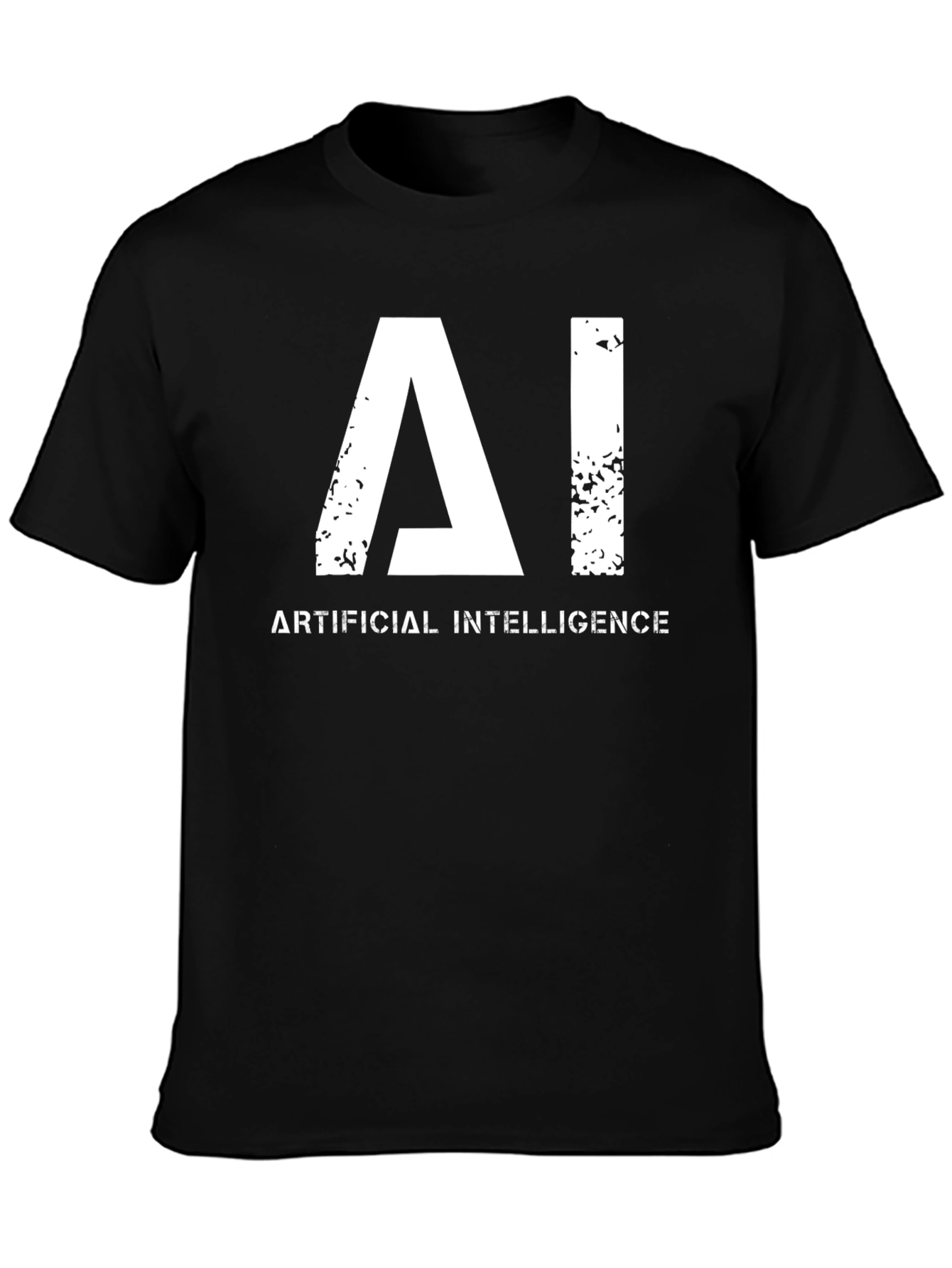 AI T-Shirt - Artificial Intelligence Graphic Tee - Black