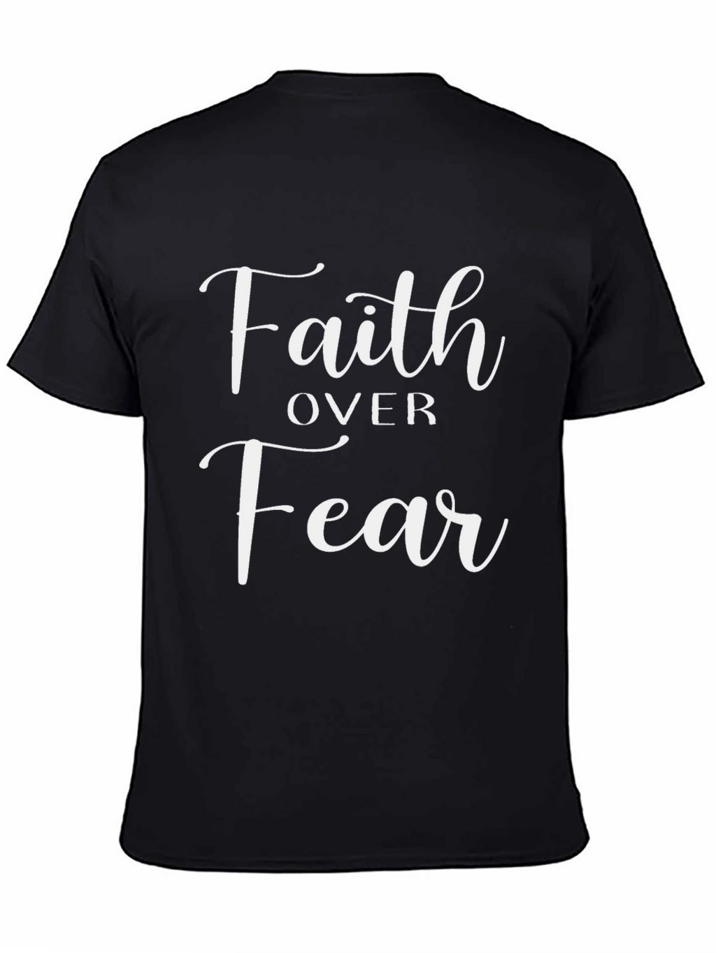 Faith Over Fear Graphic Tee - Black