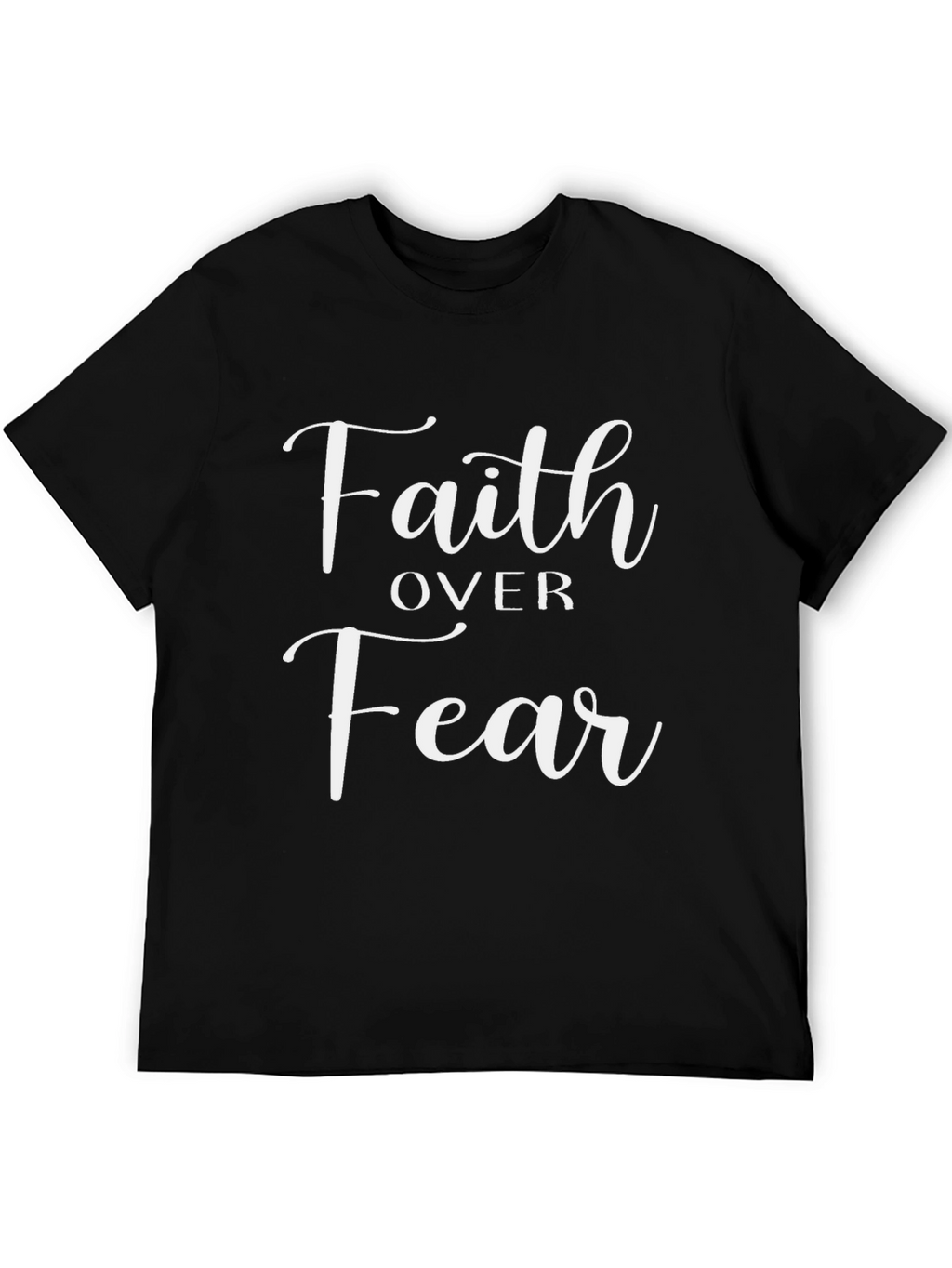 Faith Over Fear Graphic Tee - Black