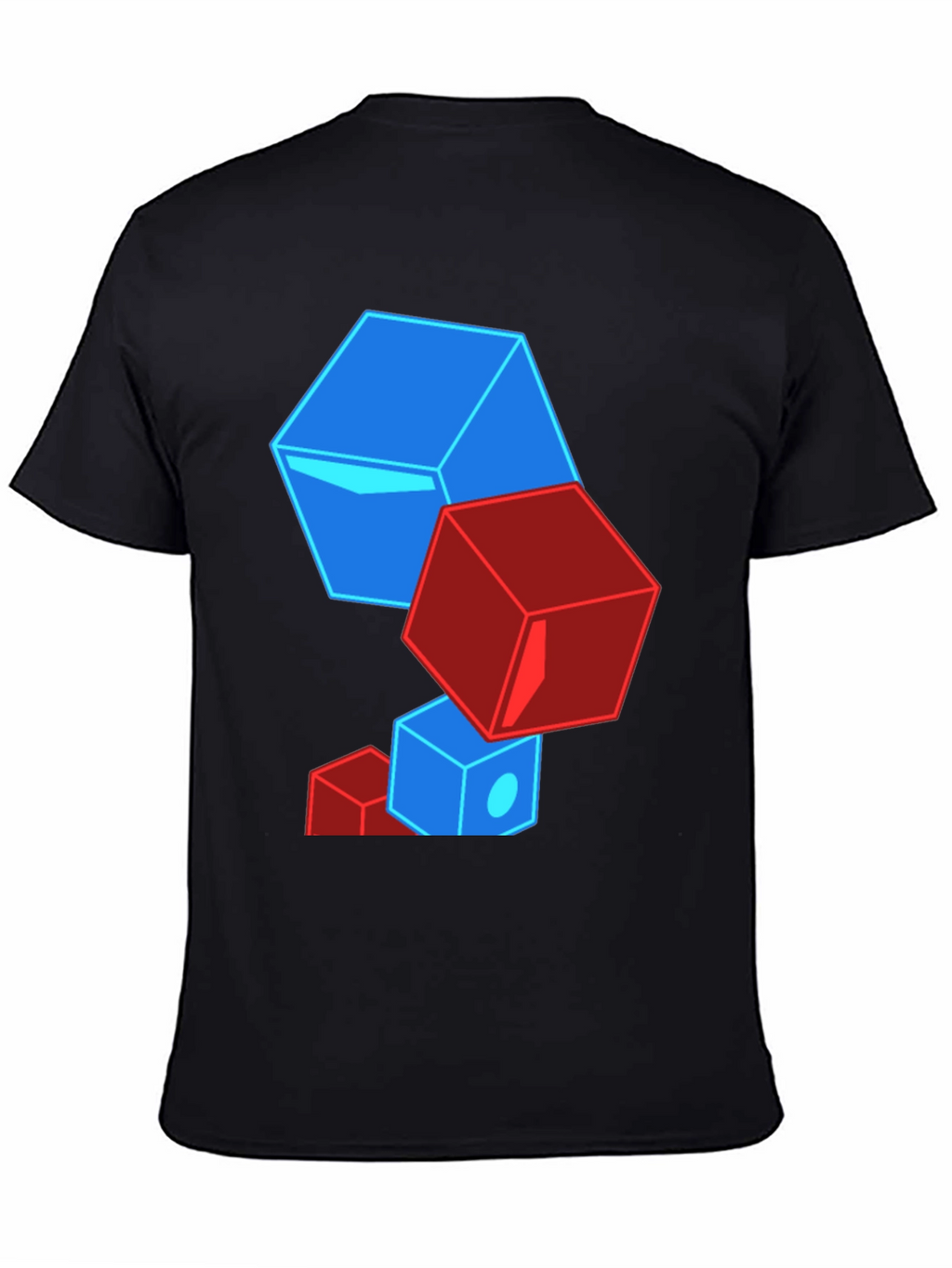Geometric Cube T-Shirt - Bold Graphic Tee