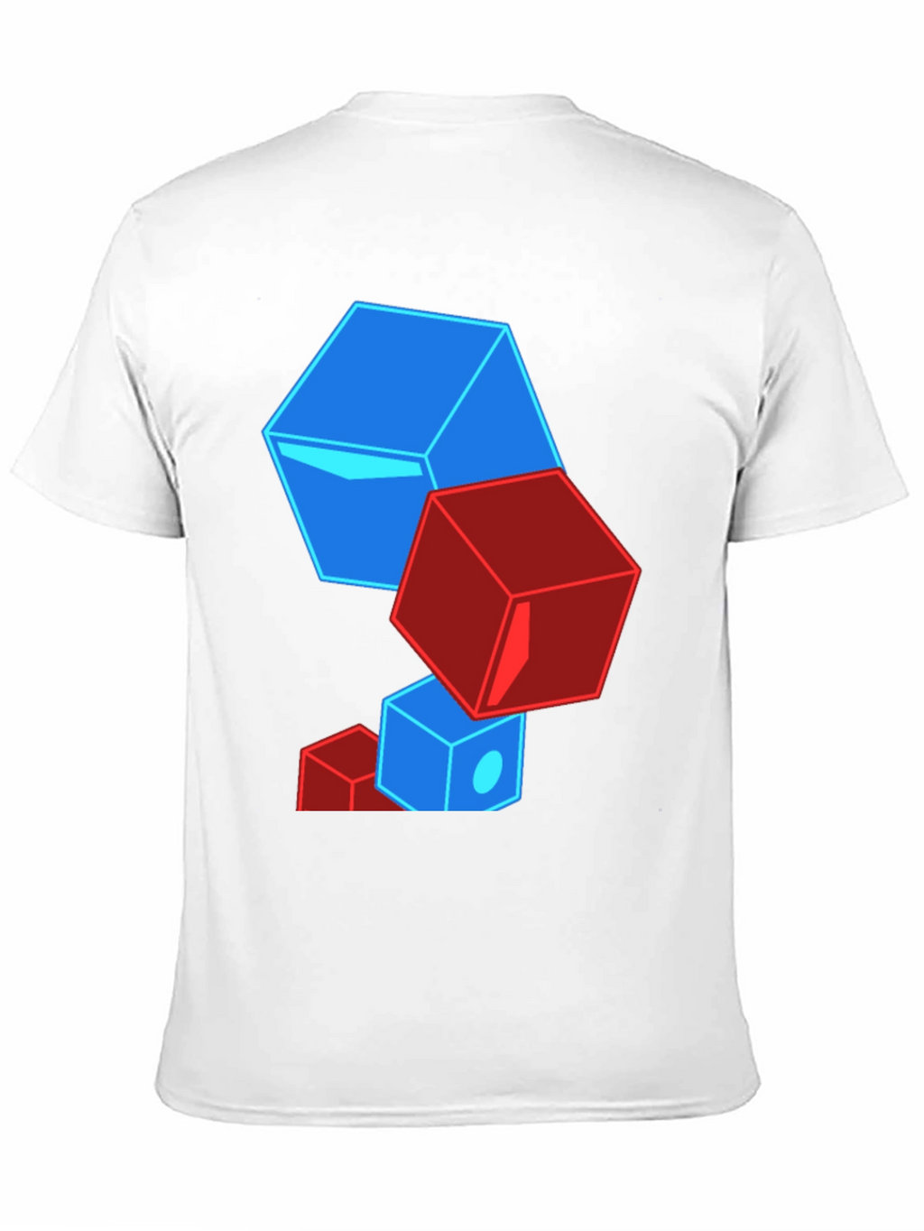 Geometric Cube T-Shirt - Bold Graphic Tee