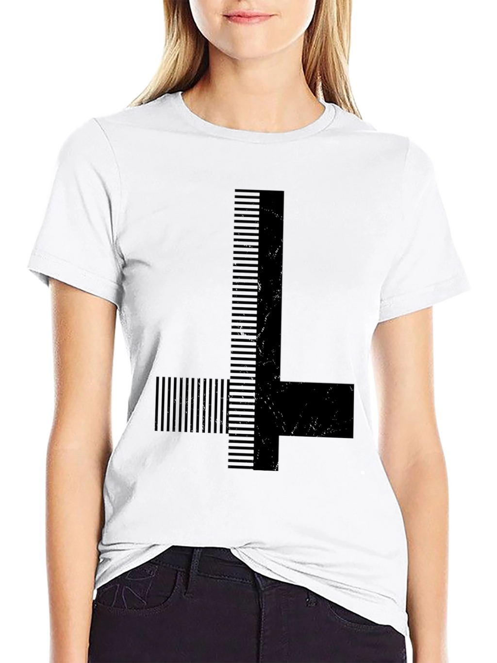 Leviathan Cross T-Shirt - Occult Symbol Design