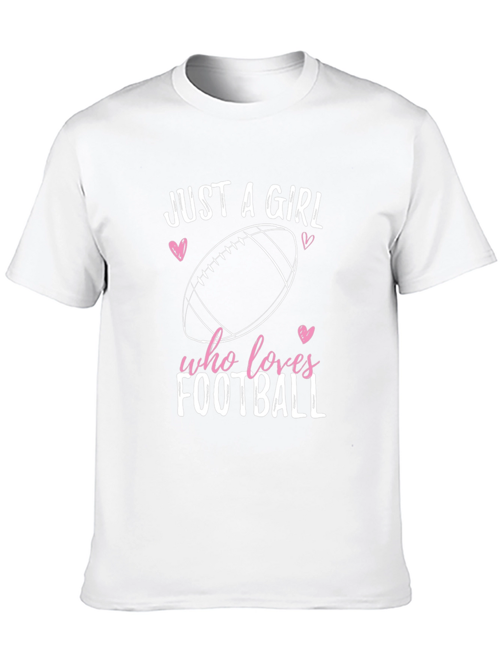 Just A Girl Who Loves Football T-Shirt