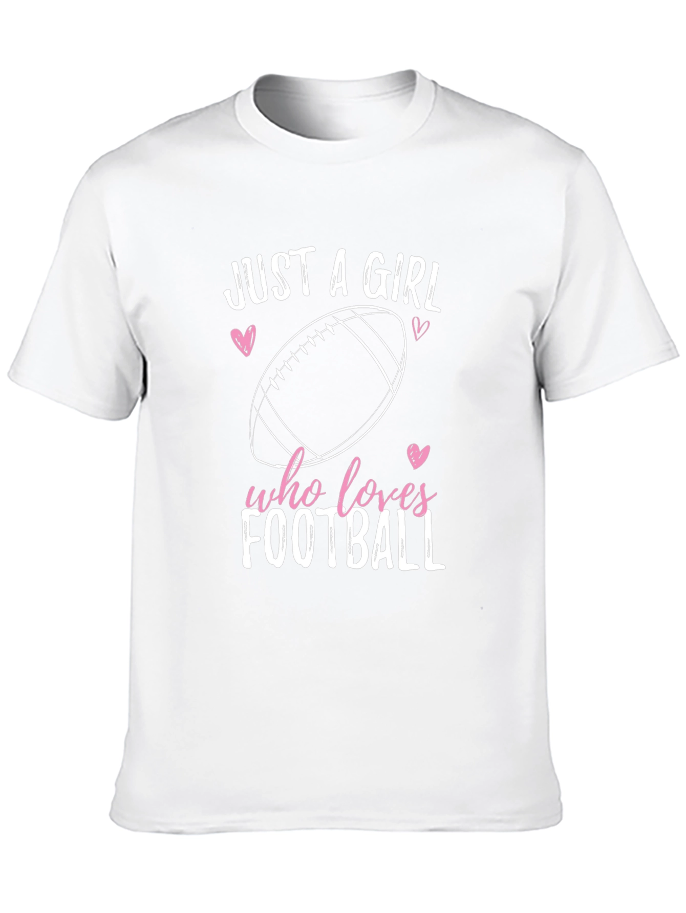 Just A Girl Who Loves Football T-Shirt