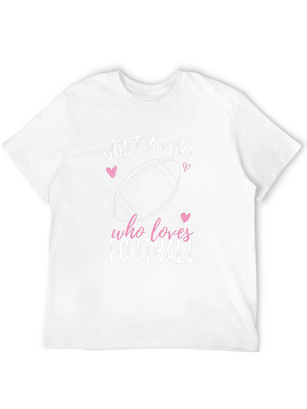 Just A Girl Who Loves Football T-Shirt