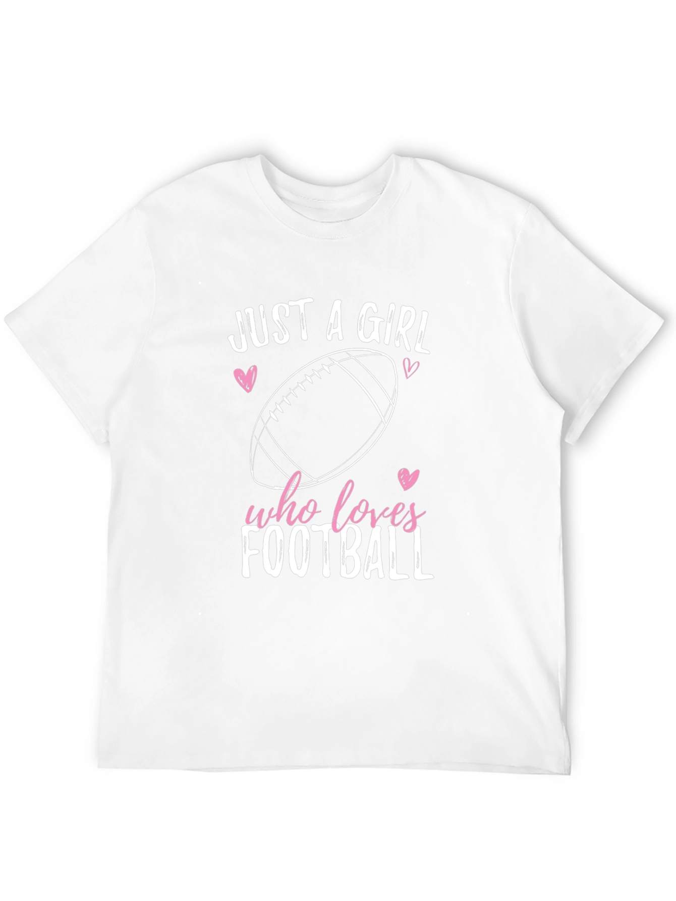 Just A Girl Who Loves Football T-Shirt