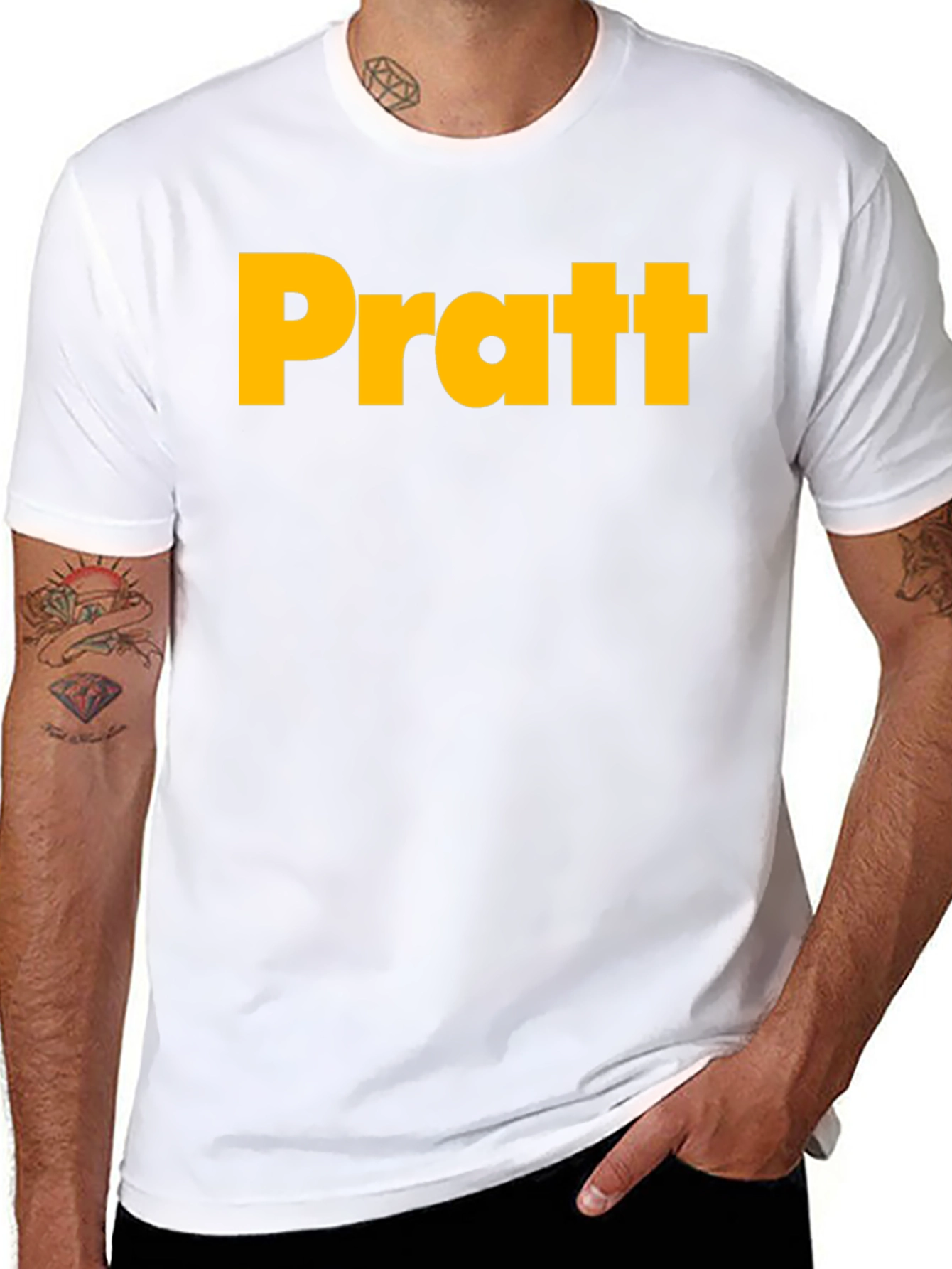 Pratt Graphic Tee - Bold Text Unisex T-Shirt