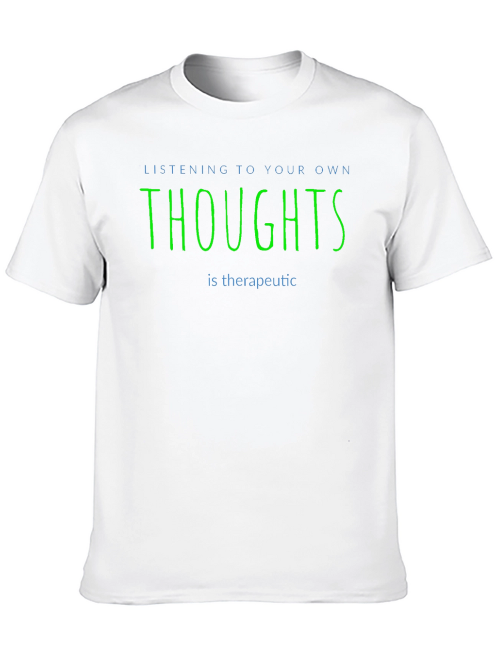 Therapeutic Thoughts Graphic T-Shirt - Black