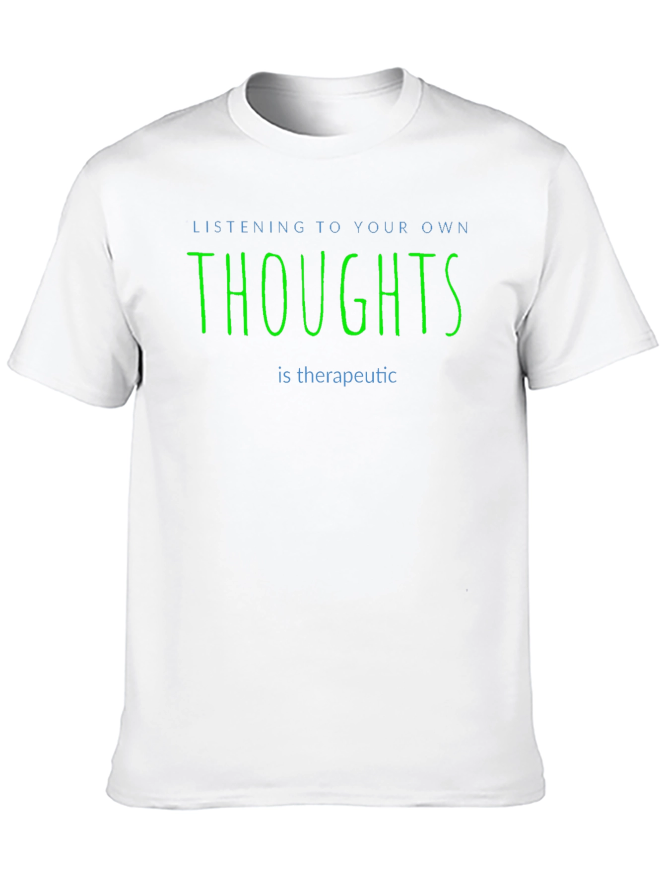 Therapeutic Thoughts Graphic T-Shirt - Black